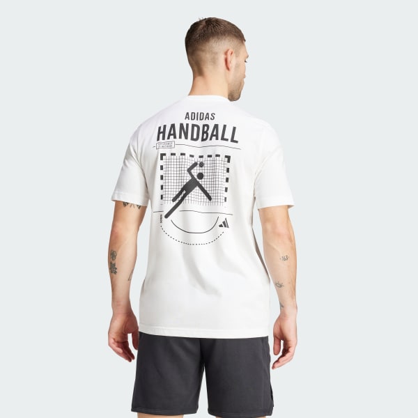 White Handball Category Graphic Tee