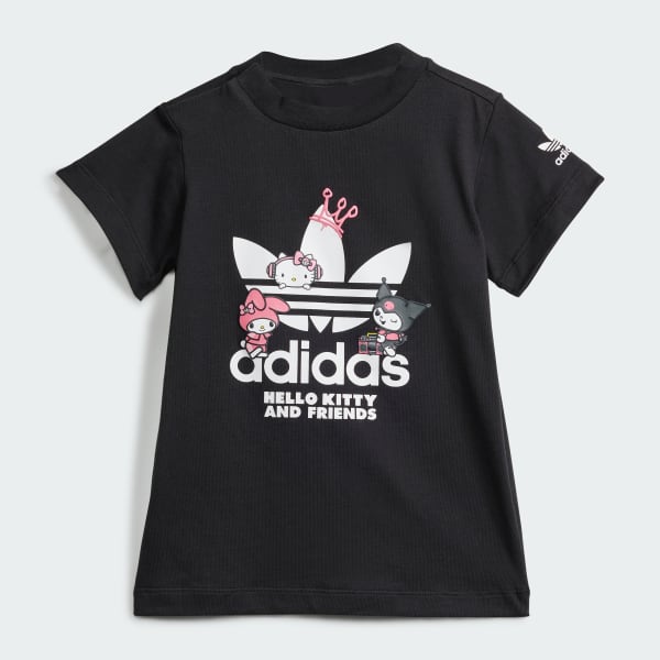 Girls Hello Kitty Sleeveless T-shirt / Top & 3/4 Leggings Set