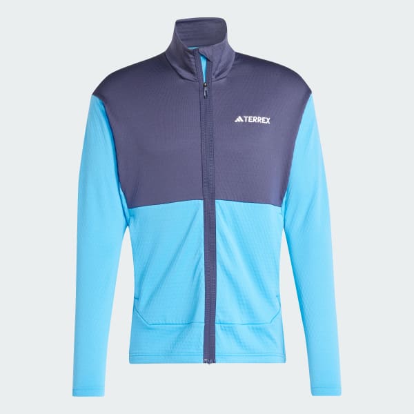 Blue Terrex Multi Light Fleece Full-Zip Jacket