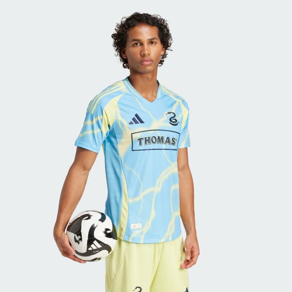 adidas Philadelphia Union 25/26 Away Authentic Jersey - Blue