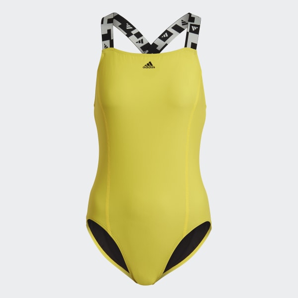 Κίτρινο Tape Swimsuit NEE30
