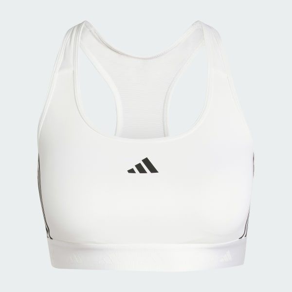 Blanco Top Deportivo Hyperglam para Entrenar de Soporte Medio Powerreact