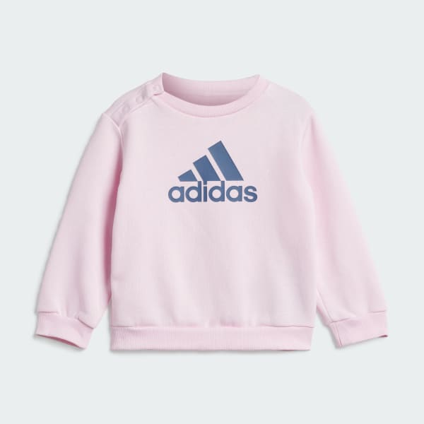 Baby pink adidas sweatshirt best sale