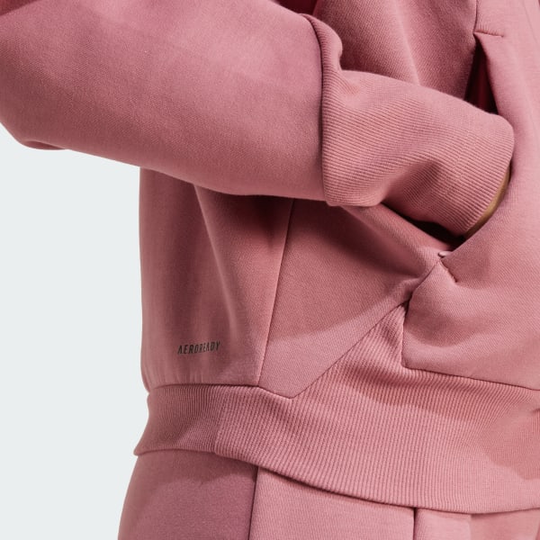 Moletom com Capuz adidas Z.N.E. Full-Zip - Rosa adidas | adidas Brasil