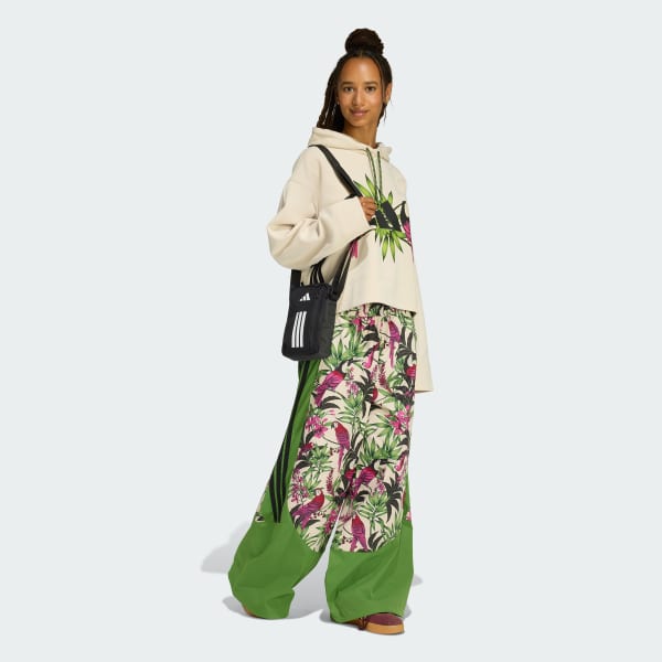 Beige BUZO CON CAPUCHA adidas x FARM RIO