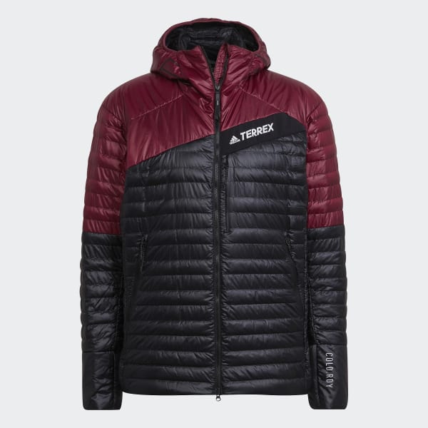 Svart Techrock Year-Round Down Hooded Jakke QD482