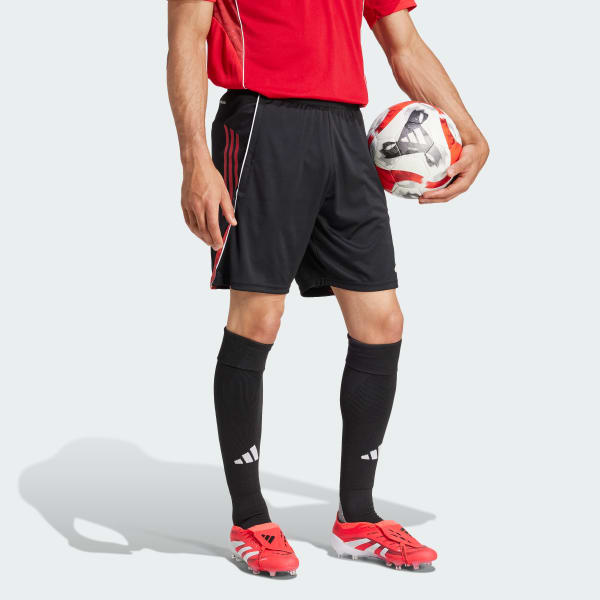 Negro Shorts entrenamiento Tiro 25