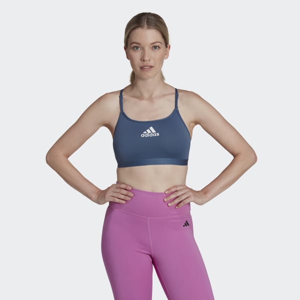 Blu Reggiseno sportivo Aeroreact Training Light-Support DM440