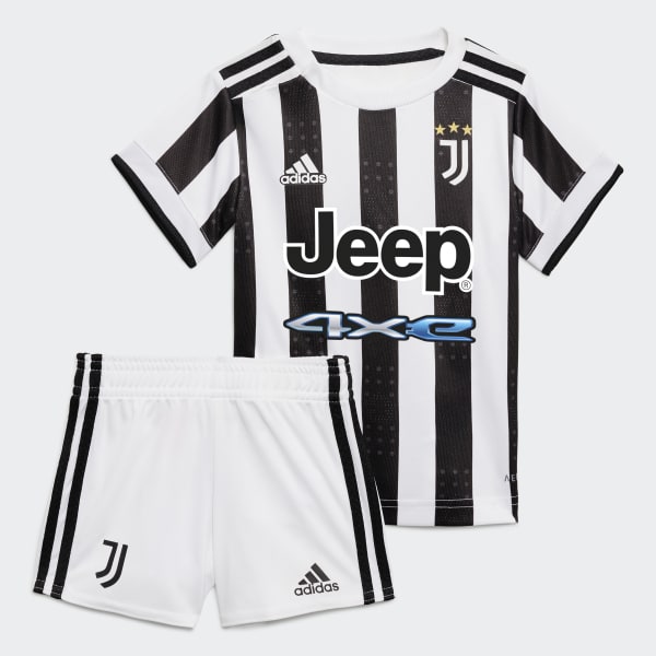 Λευκό Juventus 21/22 Home Baby Kit