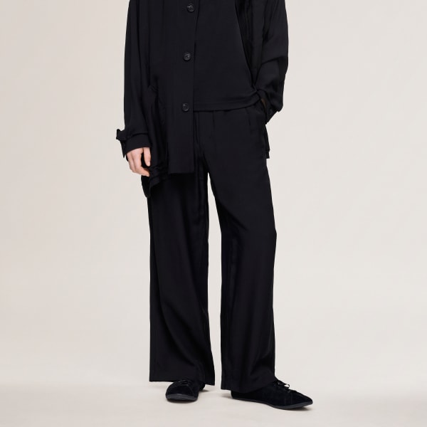 Black Y-3 UT WIDE PANTS