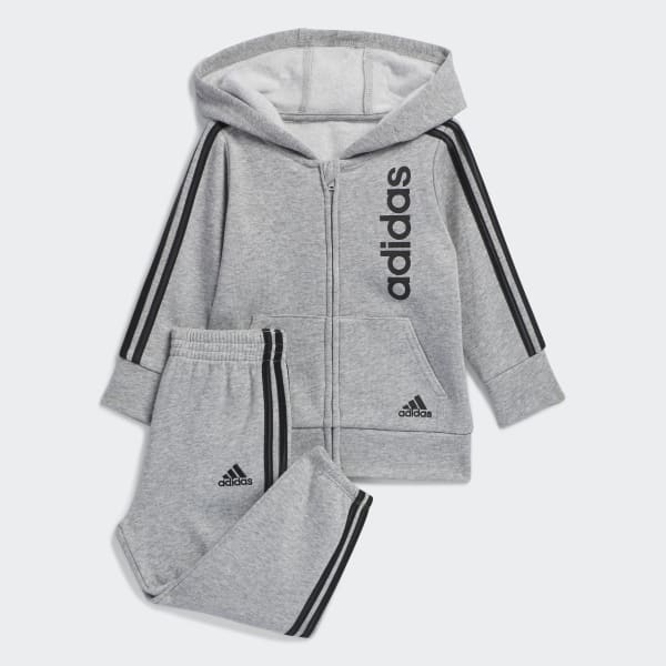 linear fleece jogger set adidas