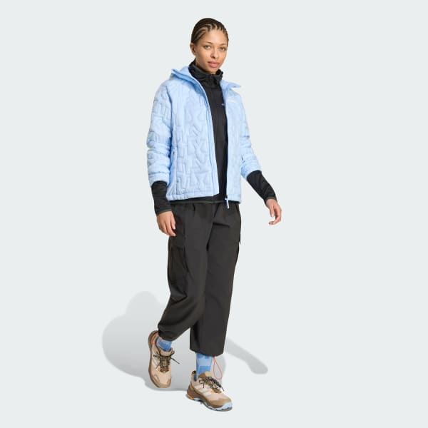 Azul Chaqueta Térmica con Capucha Terrex Xperior PrimaLoft Loose Fill
