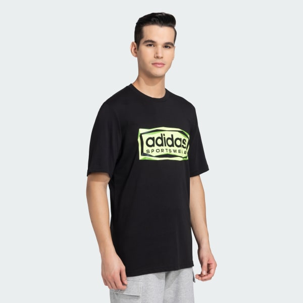 Black SPORTSWEAR LOGO TEE