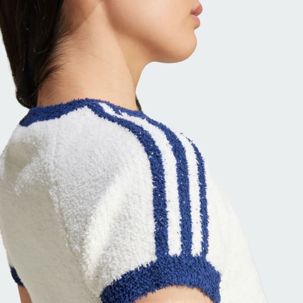 adidas Premium Fully Fashioned Knit Tee - White | adidas Türkiye