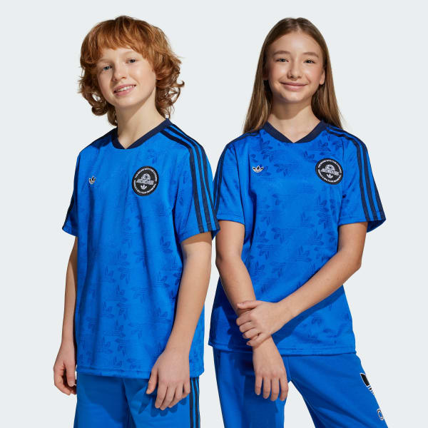 Blu T-shirt Football Kids