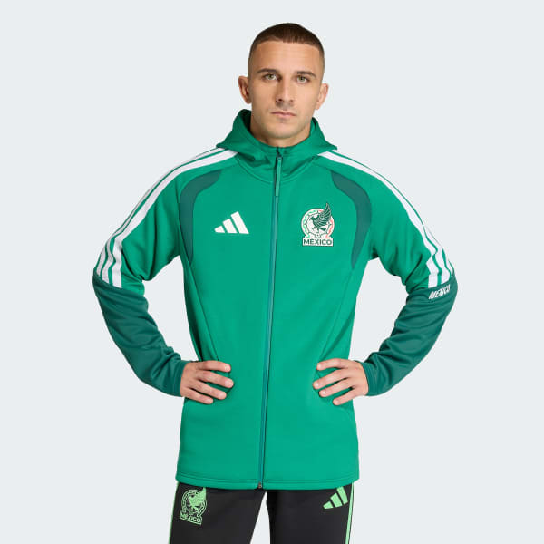 Verde Sudadera con Gorro Tiro Pro Selección Nacional de México 26