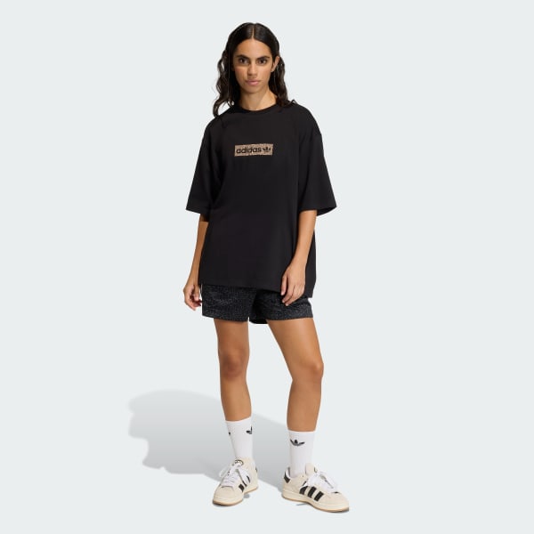 Black AOP ADI-BREAK SHORTS