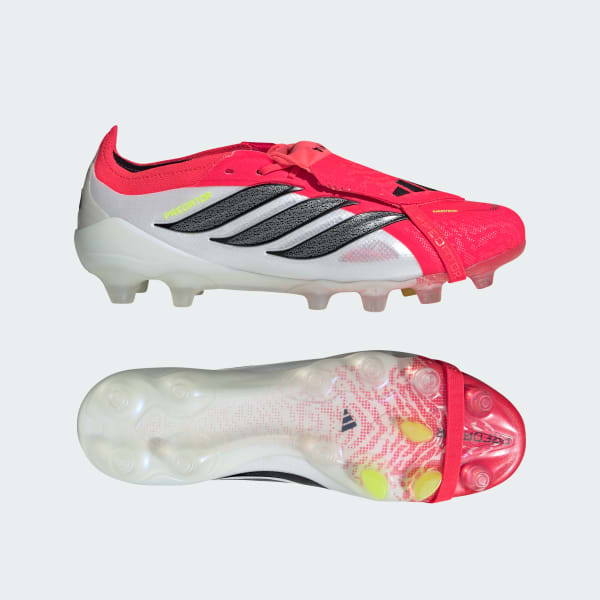 レッド プレデター ELITE フォールディングシュータン HG/AG  / 土・人工芝用 / PREDATOR ELITE Fold-Over Tongue Hard Ground Football Boots