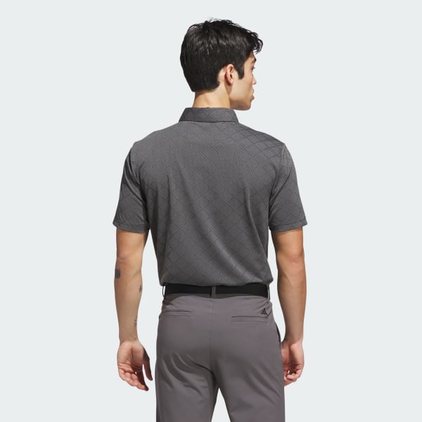 Grey Ultimate365 Hounds Jacquard Polo Shirt