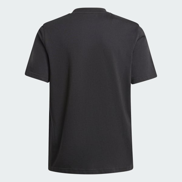 Noir T-shirt de rugby manches courtes All Blacks