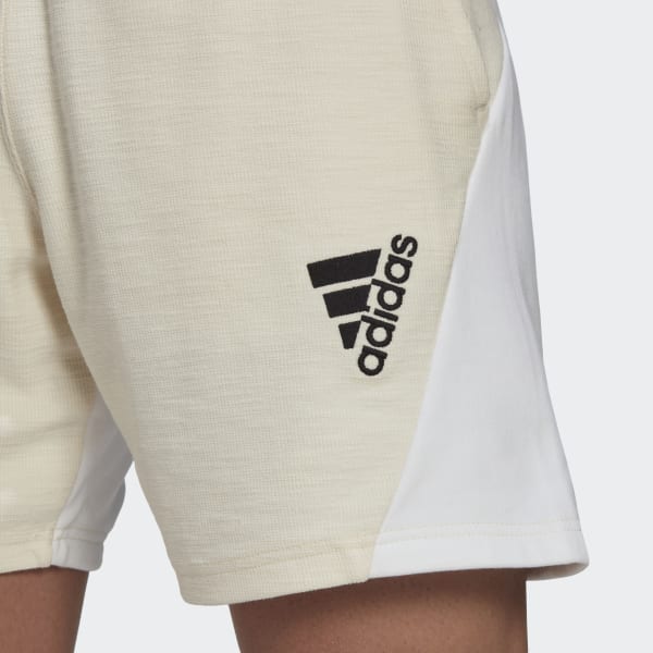 Beige Reversed French Terry Short (Uniseks) KA247