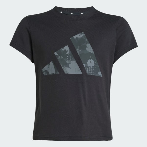 Svart Seasonal Essentials Flower T-skjorte