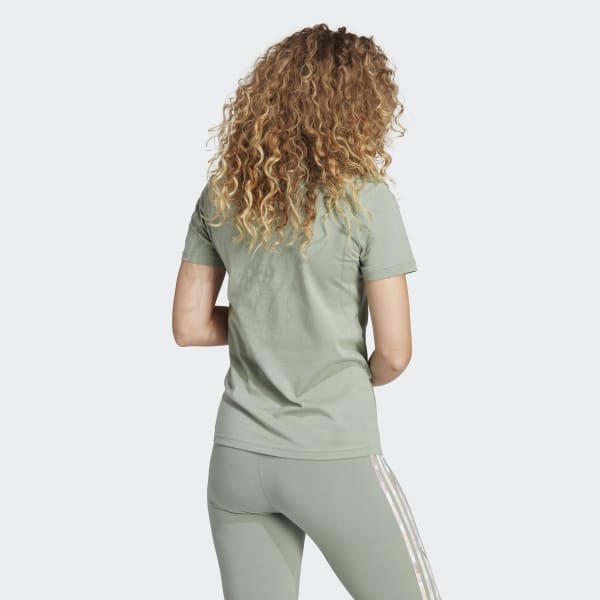 Green Essentials Slim Logo Tee