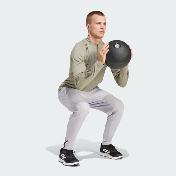 Grigio Pantaloni Training Hybrid progettati per