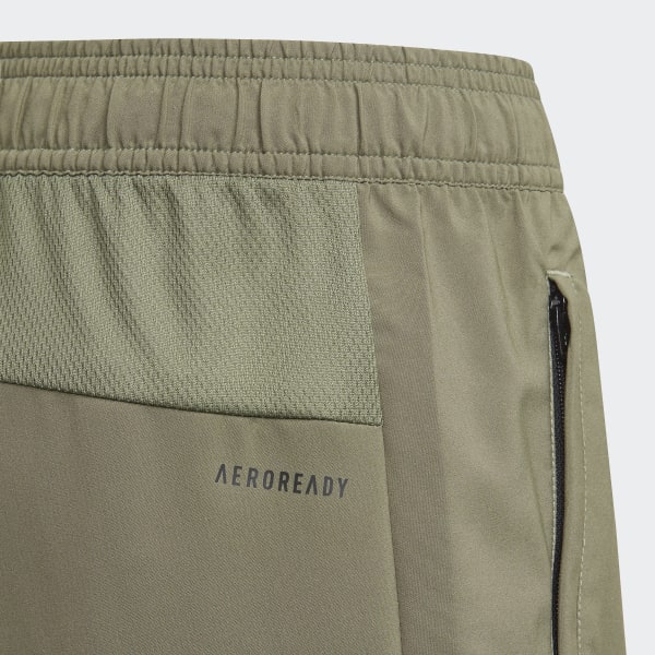 Green 3-Stripes Shorts