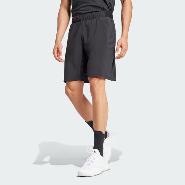 Đen Quần Short Dệt Co Giãn Climacool Club Tennis