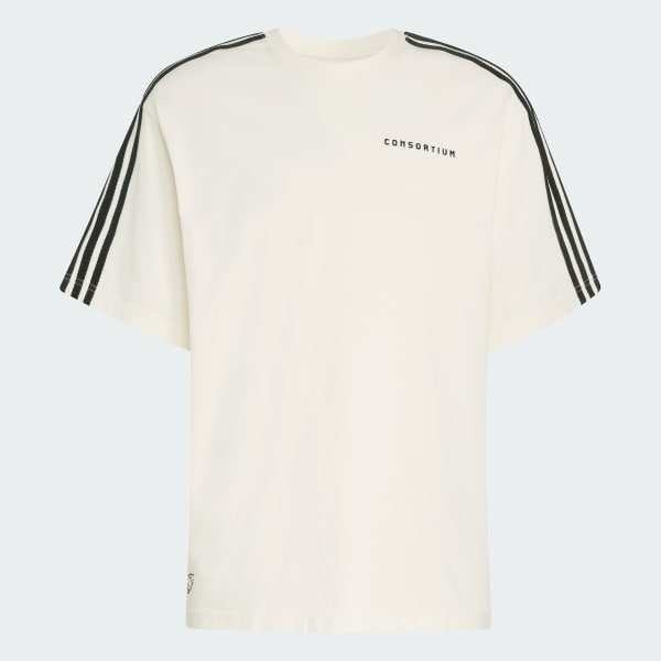 สีขาว เสื้อยืด Consortium