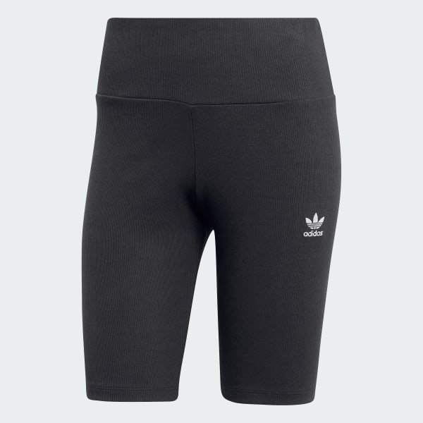 Black Essentials Rib Short Leggings
