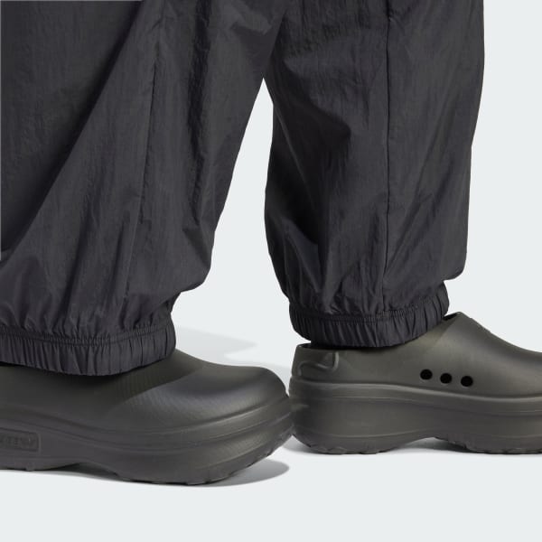 adidas 黒 パラシュートパンツ ウエストドローコード付き 楽天市場】 【公式】アディダス adidas 返品可 ライフスタイル
