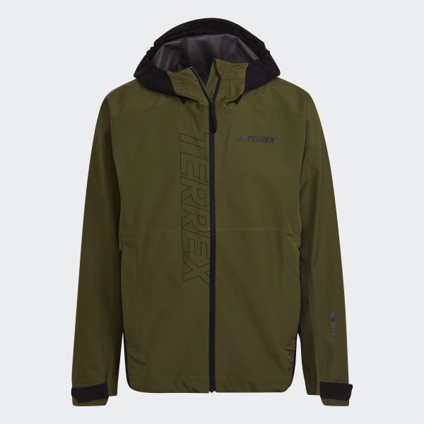 Grun TERREX GORE-TEX Paclite Regenjacke