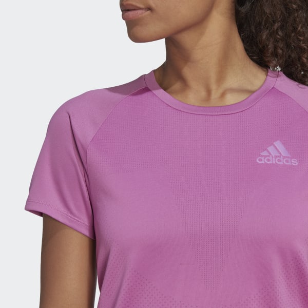 Μωβ Parley Adizero Running T-Shirt TQ446