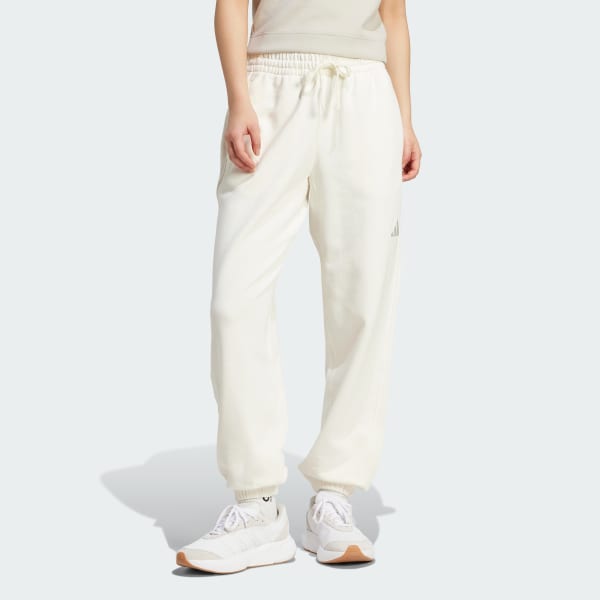 Blanco Pantalón ALL SZN Felpa Francesa Holgado