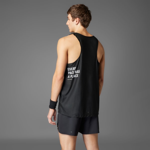 Black Runners CLIMACOOL Singlet