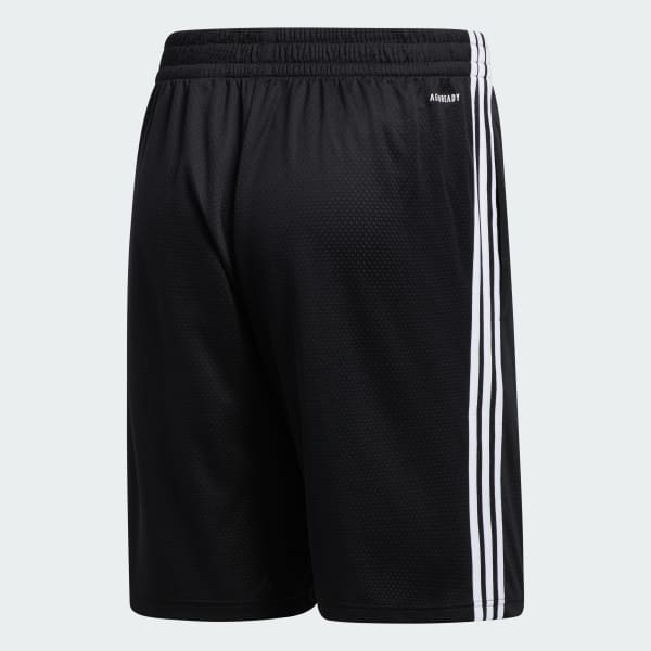 Svart adidas 3-Stripes AEROREADY Knit Shorts