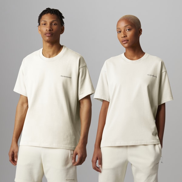 White Pharrell Williams Basics Tee (Gender Neutral) SV454