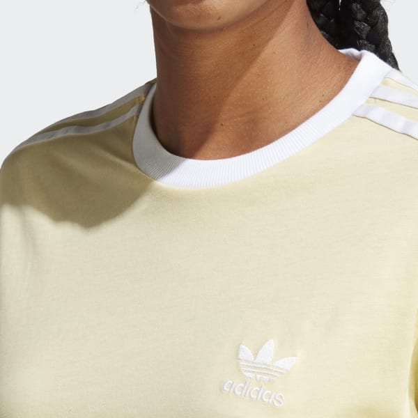 adidas Adicolor Classics 3-Stripes Tee - Yellow | Women\'s Lifestyle | adidas  US