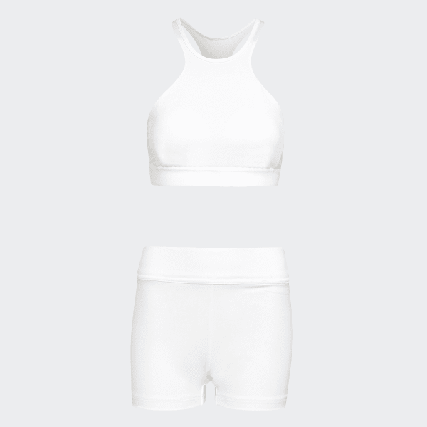 White ALL-IN-ONE TENNIS DRESS