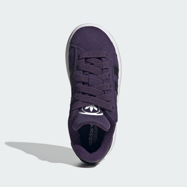 Purple Campus 00s Comfort Closure Elastic Lace Shoes Kids
