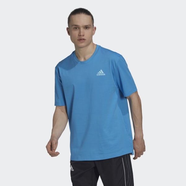 Blau Clubhouse Racquet Tennis T-Shirt QF435