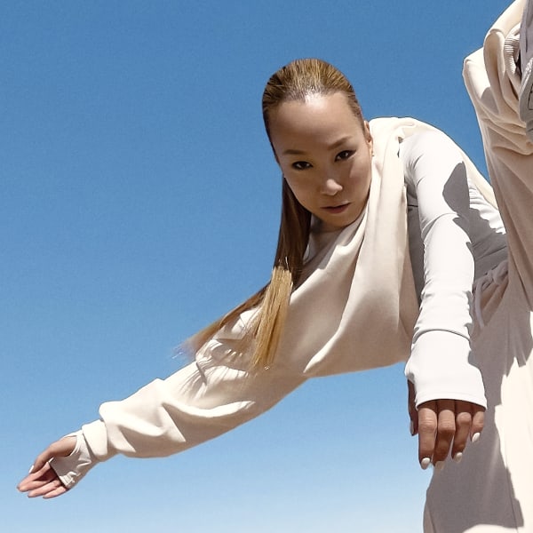 White Karlie Kloss Crew Sweatshirt JKA41