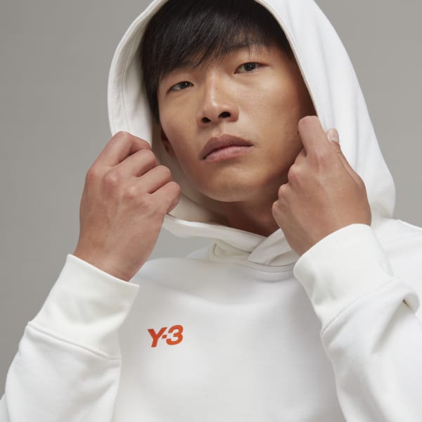 White Y-3 Graphic Hoodie EAW46
