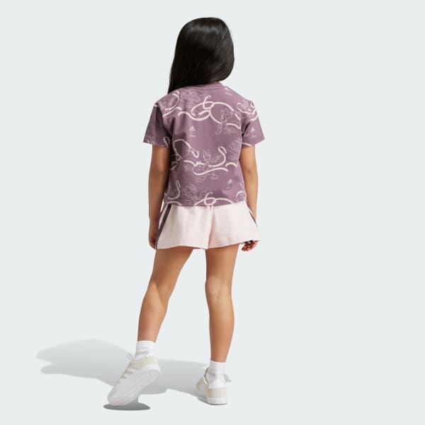 Morado Conjunto de Camiseta Disney Minnie and Daisy