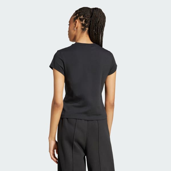 Negro Polo Essentials Slim