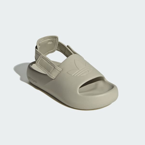Beige Adifom Adilette Slides Kids