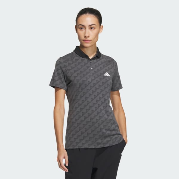 Grey HEAT.RDY Jacquard Short Sleeve Polo Shirt