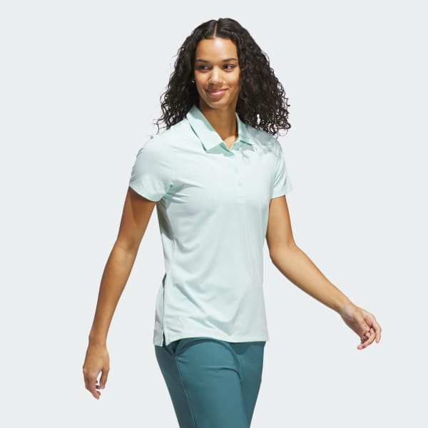 สีเทอร์คอยส์ เสื้อโปโลแขนสั้นสีล้วน Ultimate365